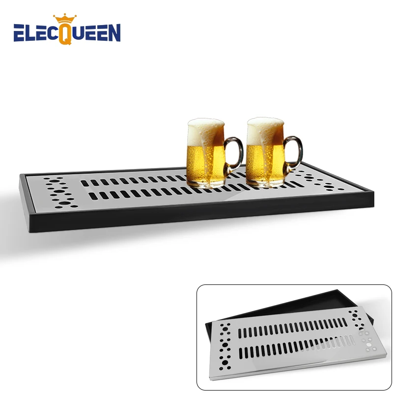 Homebrew Oberfläche Montiert Bier Drip Fach, 50cm Lange Form Kegerator Entwurf Turm Drip Tray für