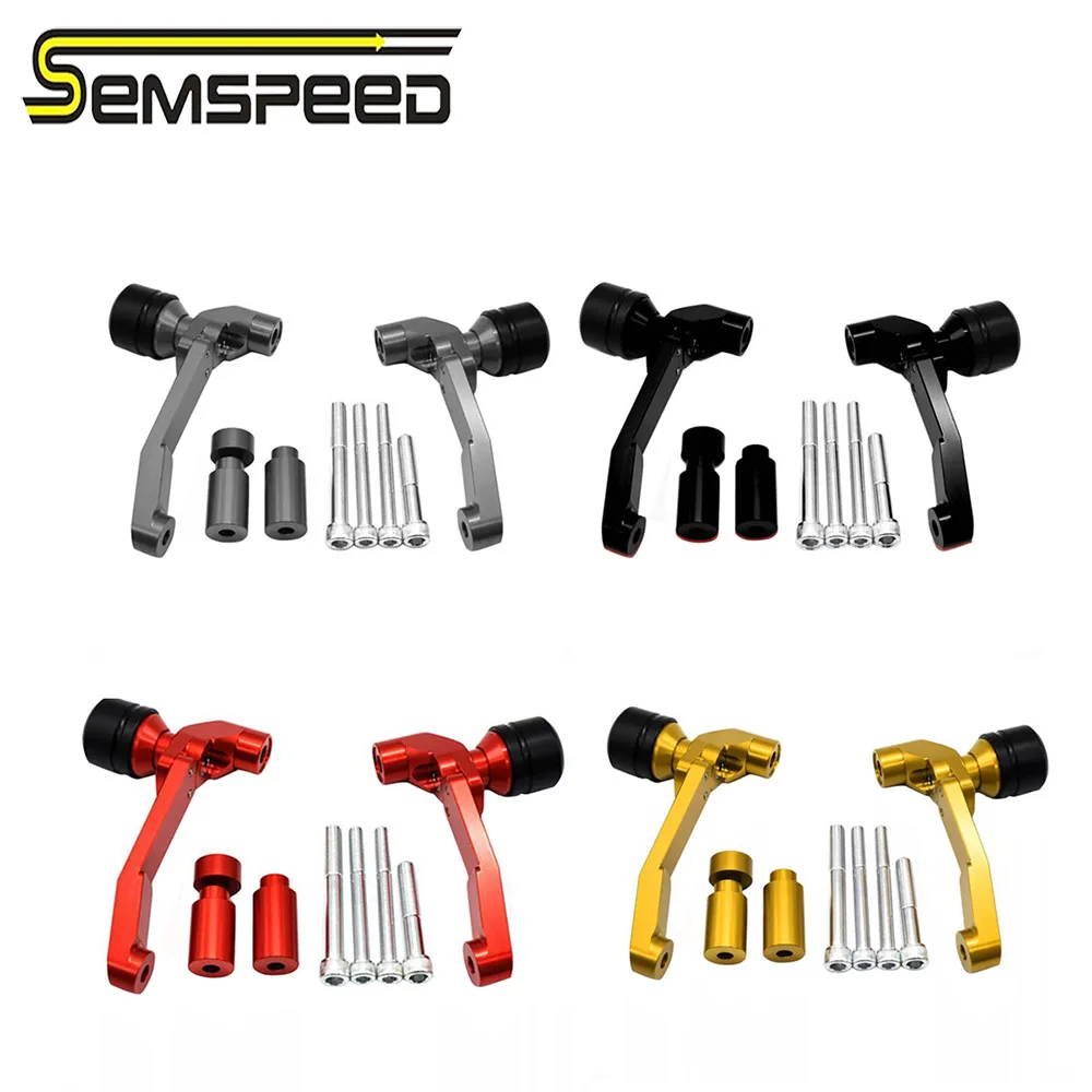 SEMSPEED Motorcycle CNC CB650F logo Falling Protection EngineCrash Protector Frame Slider For Honda CB 650 F 2014-2018 2019 2020