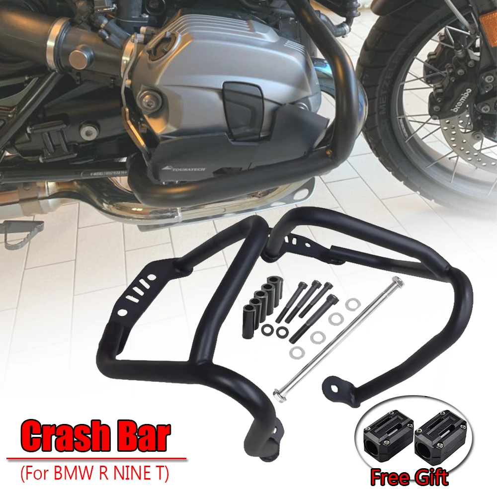 

For 2023 R NINET Crash Bar Engine Guard Bumper Highway Frame Protector for BMW R Nine T R9T Racer Pure Scrambler Urban 14-23