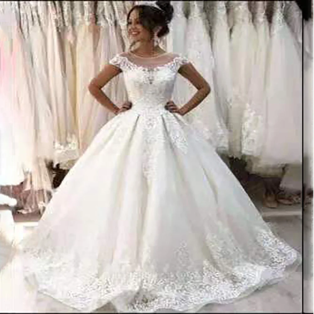 MYYBLE Mới Vestidos De Novia Vintage Bầu Voan Áo Cưới Công Chúa 2022 Ren Plus Kích Thước Cưới Cô Dâu Đầm