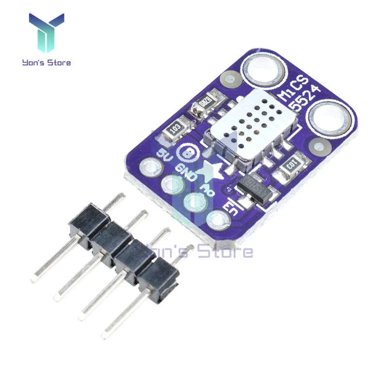 MICS-5524 Air Quality Gas Sensor Module Carbon Monoxide Hydrogen Methane MICS5524 Detection Module