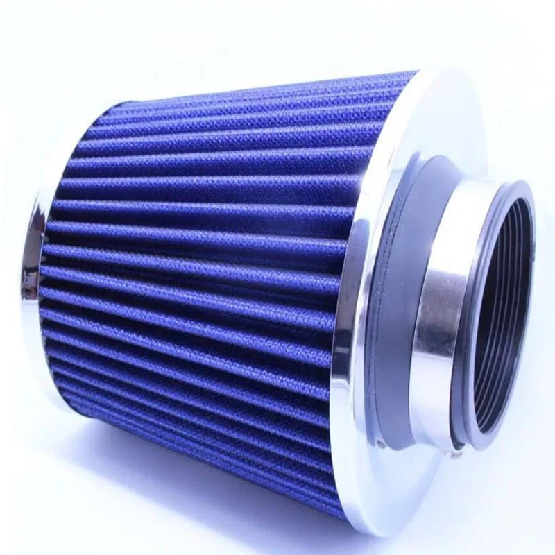 Universal 76mm filter cold air intake air filter cone air intake filter 3'' car breather air intake cleanser filter