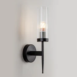 Nordic Wall lamp Stairs Led Wall light For Home Bedroom Bathroom Corridor Mirror Lights E14 Glass Shade Wall Sconce Wandlamp