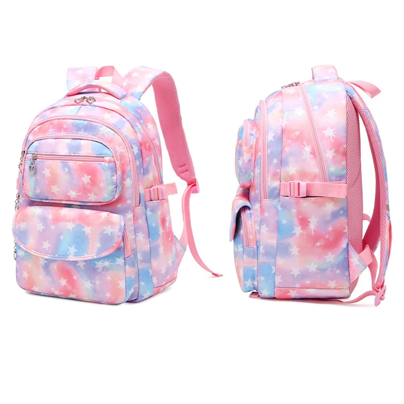 Shool Backpack and Lunch-Bag Set for Girls-Boys Middle-School Elementary Bookbags 3Pcs School Bag with Lunch Bag Pencil Case