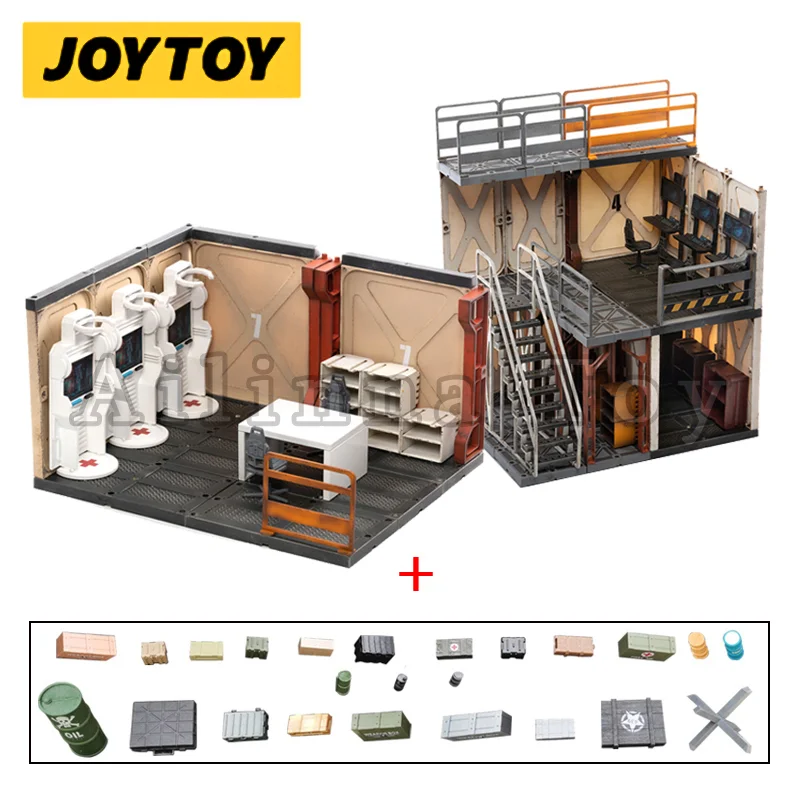 

JOYTOY 1/18 Diorama Mecha Depot Monitoring Area Medical Area(Free Accessories Included) Anime Model Toy Free Shipping