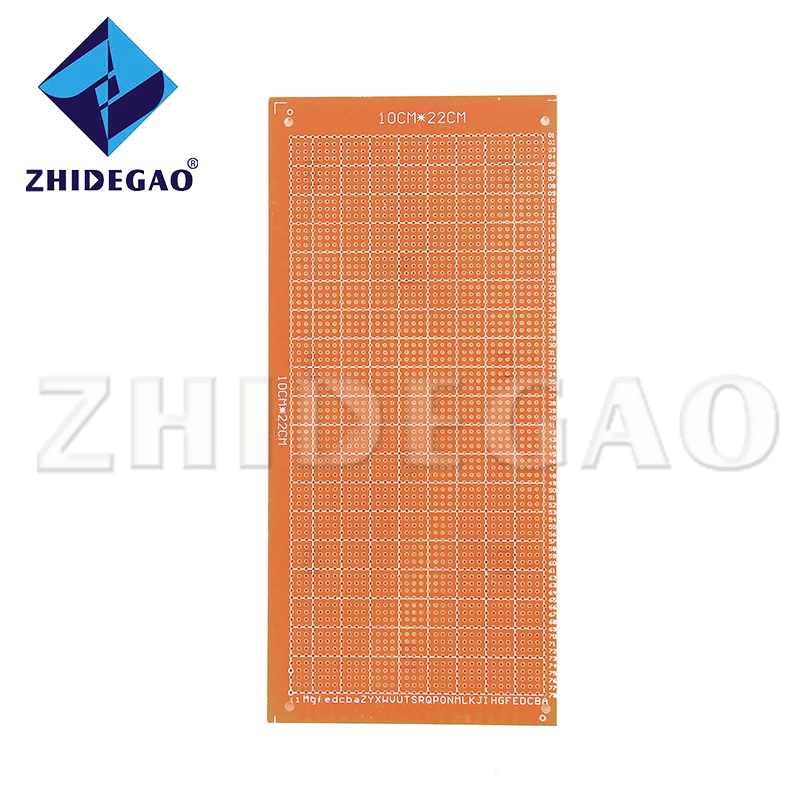 ZHIDEGAO 10x22cm DIY Single Side  Prototype Paper PCB Universal  Experimental Bakelite Copper Plate Circuirt Board Yellow