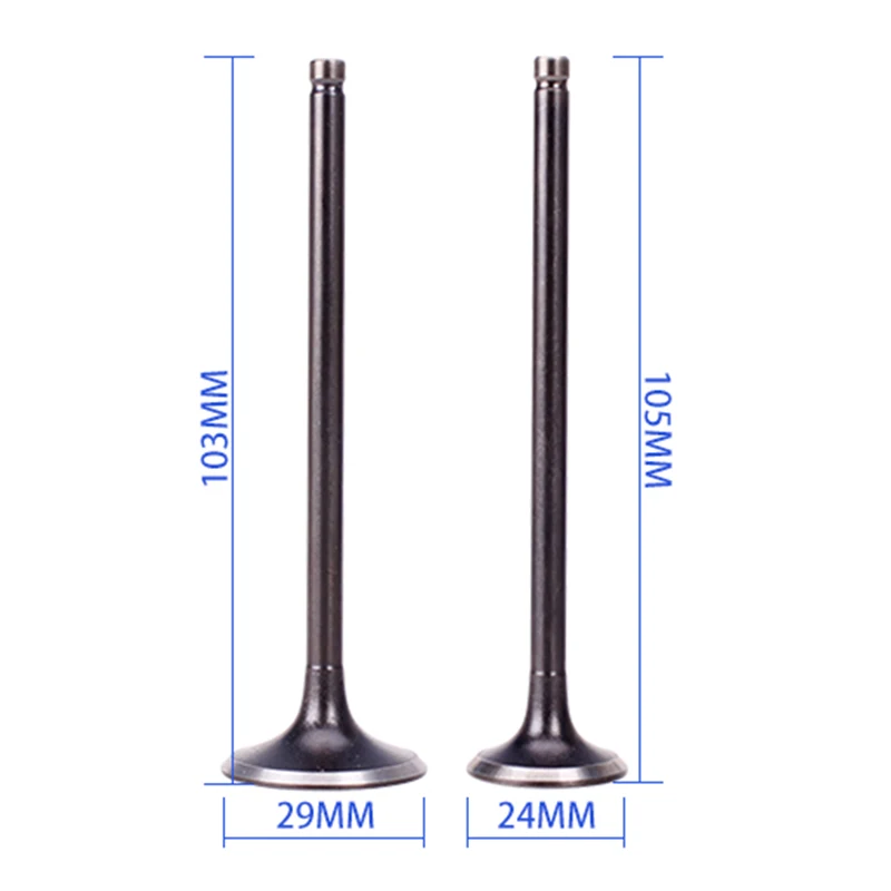 For Honda Steed 400 600 VLX Bros 400 High quality intake valves and exhaust valves Motorcycle parts and accessories