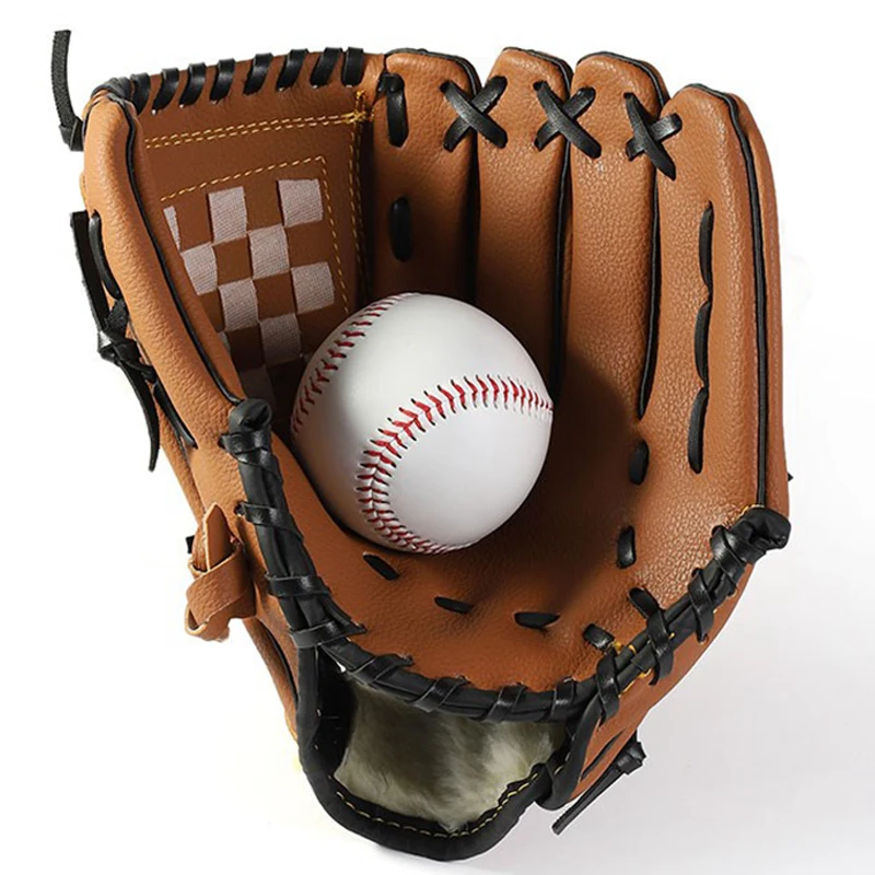 

Baseball Glove Outdoor Sports Glove Softball Practice Equipment Size 9.5/10.5/11.5/12.5 Left Hand for Adult Man Woman Training