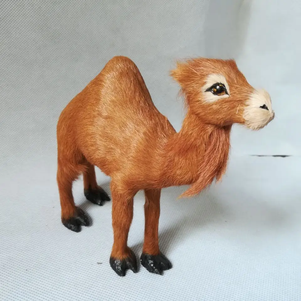 lifelike camel toy polyethylene&furs hard model handicraft Dromedary or Bactrian camel model b0769