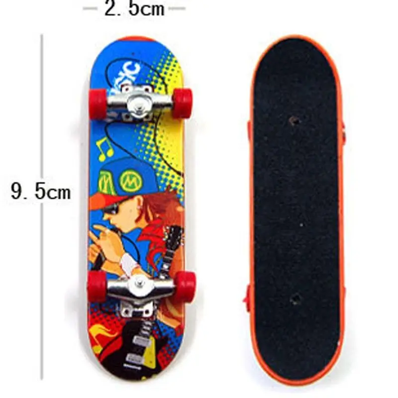 14x4 CM Mini Skate Finger Skateboarding Fingerboard Novelty Gag Toys For Boys Children Skateboard Finger Board Gifts