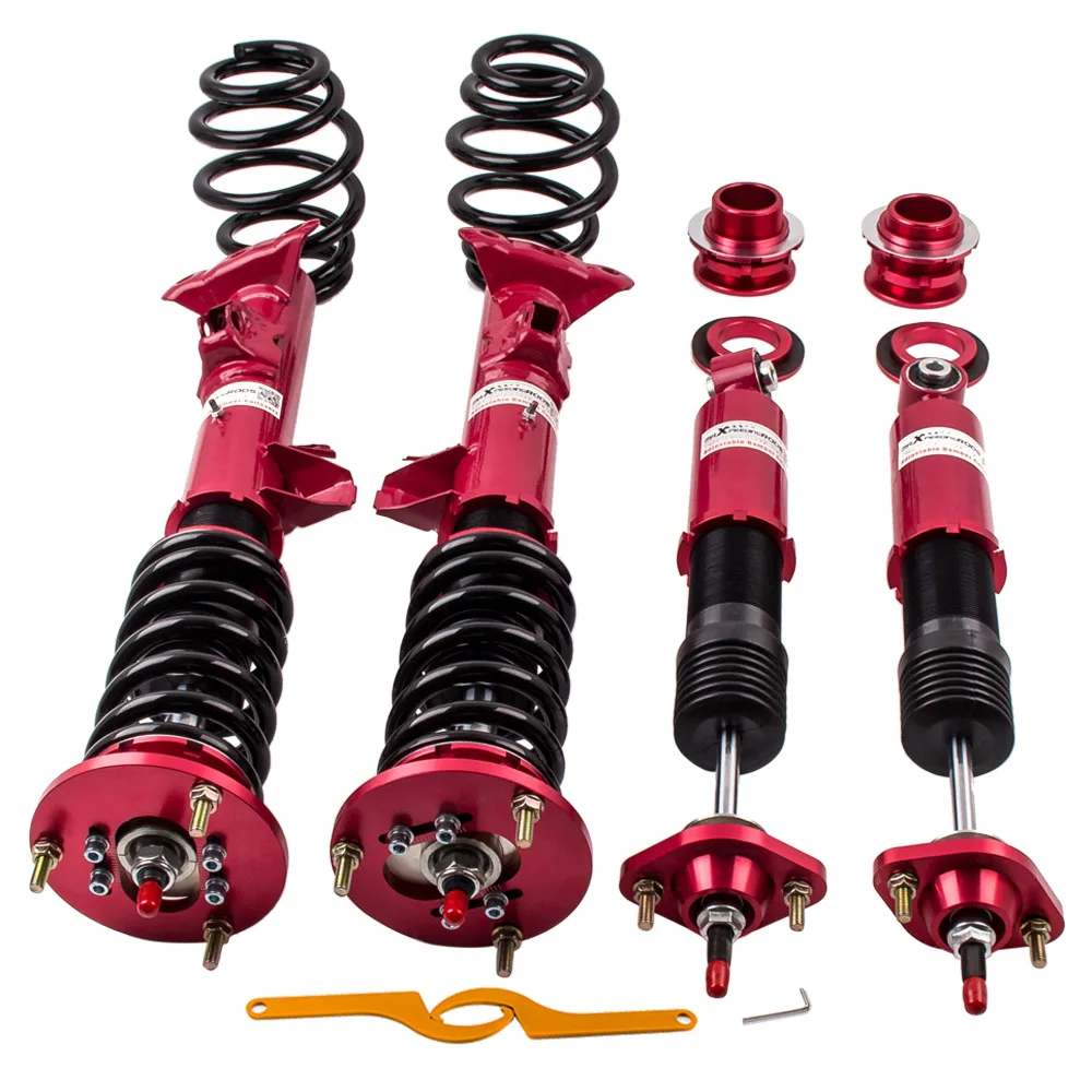 24 Ways 4 pieces Adjustable Damper +Height For BMW E36 1991-1998 Coilovers Coilover Shock Struts Front Rear