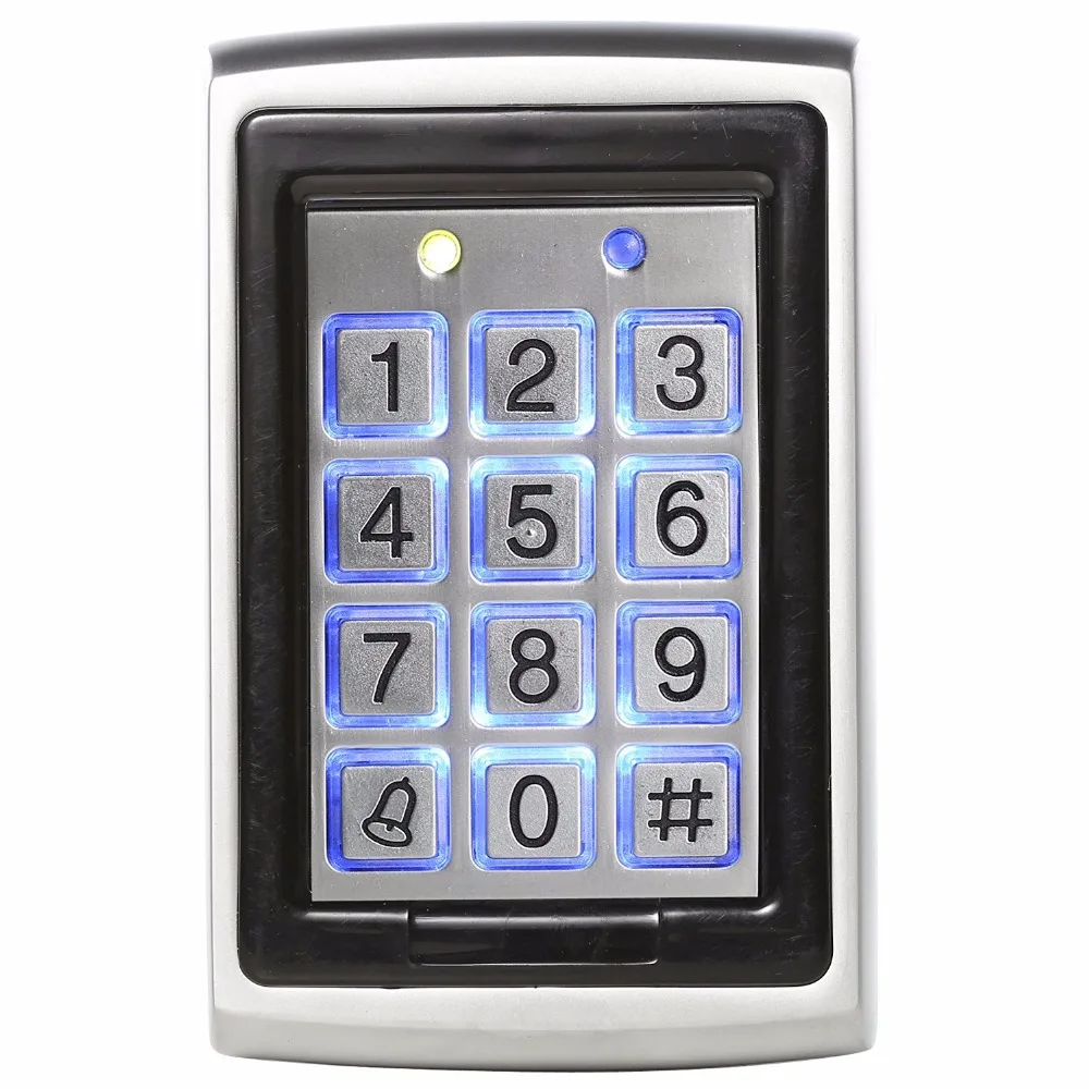 Independent Access Controller RFID Access Control Keyboard Waterproof Digital Panel Card Reader Door Lock System