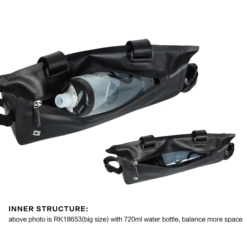 Rhinowalk Bike Triangle Bag Waterproof Bike Frame Front Tube Bag Cycling Bag Triangle Pouch Frame Holder Bicycle Accessories