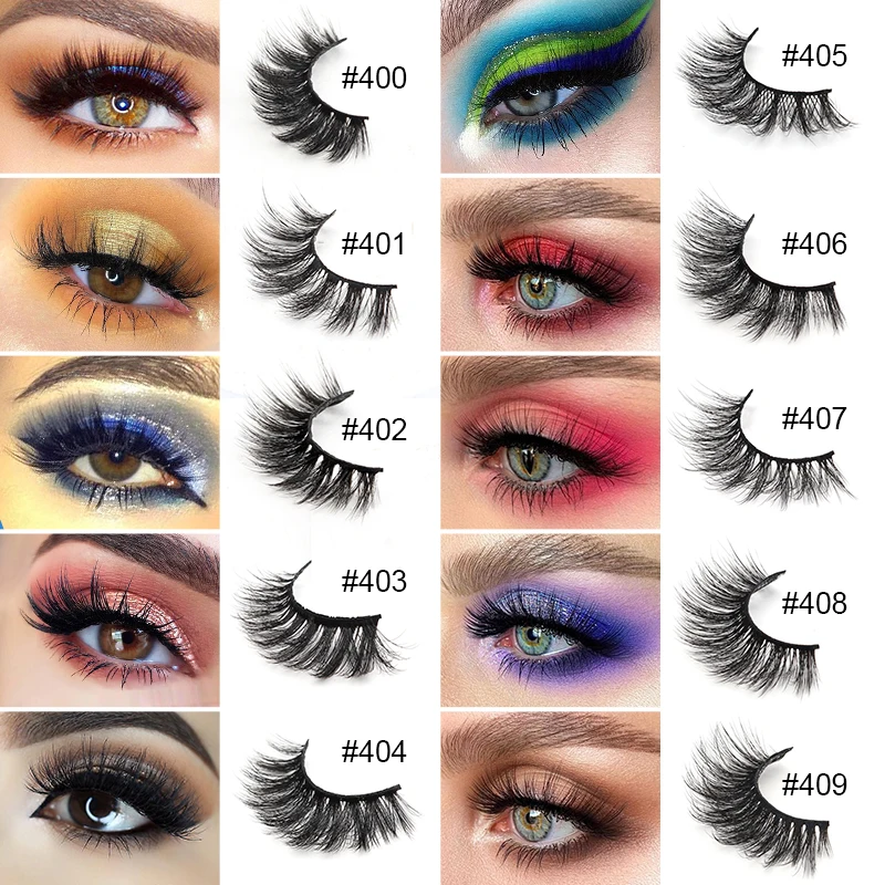 ขายส่งขนตาปลอม10/30/100/200 PCS 3D Mink Lashes จำนวนมากขนตาปลอมธรรมชาติยาวปุย Dramatic ขนตา Maquiagem