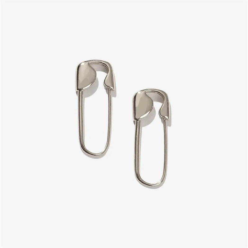 VG 6YM Gold U-shaped Stud Earrings Paper Clip Pin metal Gold Rose Color Earrings Jewelry Pinna Minimalist Jewelry Wholesale