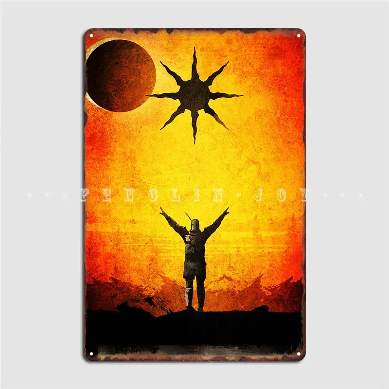 Praise The Sun Dark Souls Metal Sign Club Party Club Bar Classic Plaques Tin sign Posters