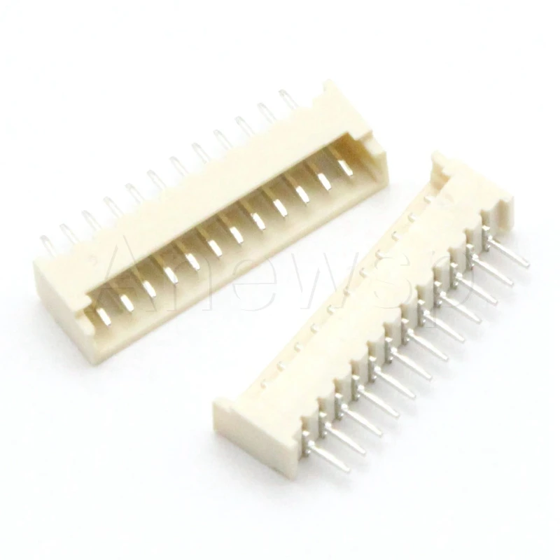 20PCS MICRO JST 1.25MM Pitch 2P/3P/4P/5P/6P/7P/8P/9P/10P/11P/12P Straight Needle Seat Socket Type Connector