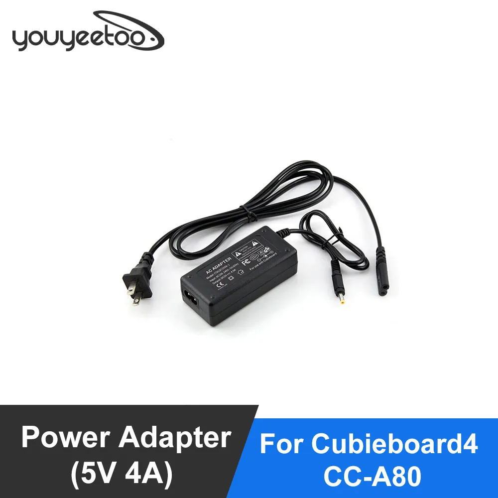 

Power Adapter(5V 4A) for Cubieboard4 CC-A80 development board supporting Cubieboard