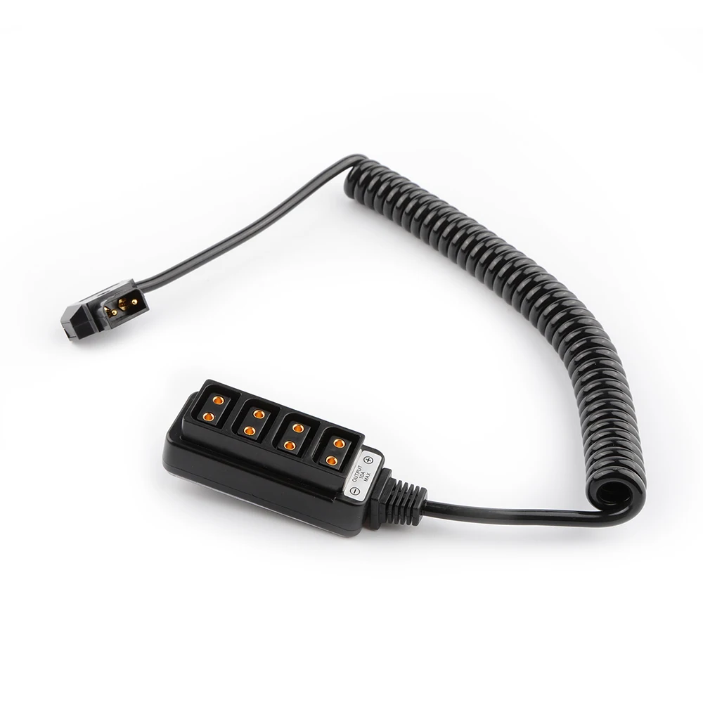 Kayulin maschio D-Tap tipo B rubinetto di alimentazione a 4 porte femmina D-Tap adattatore Hub P-Tap cavo Splitter