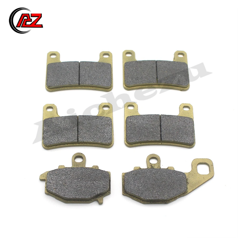 

ACZ Motorcycle Front and Rear Brake Pads for Kawasaki Z 1000 Z1000 Z1000SX 10-17 ZX10R ZX 10 R ZX-10R 08-10 ZR1000 2010-2017