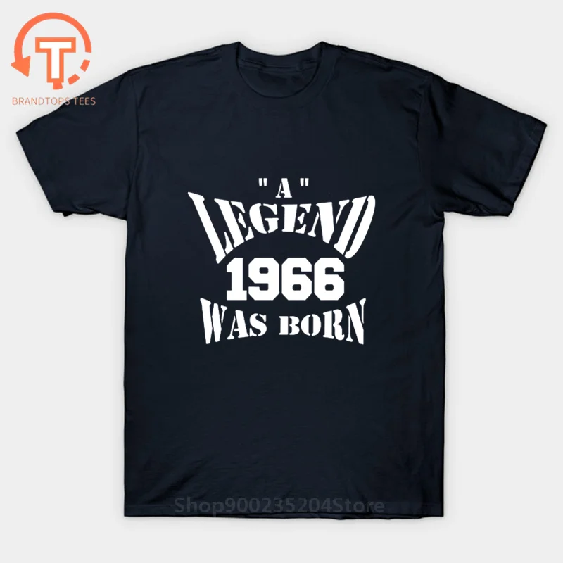 2020 уличной моды летние футболки Стиль жизнь начинается в 50 мужская футболка легендой родился в 1966 50th подарок на день рождения Футболка