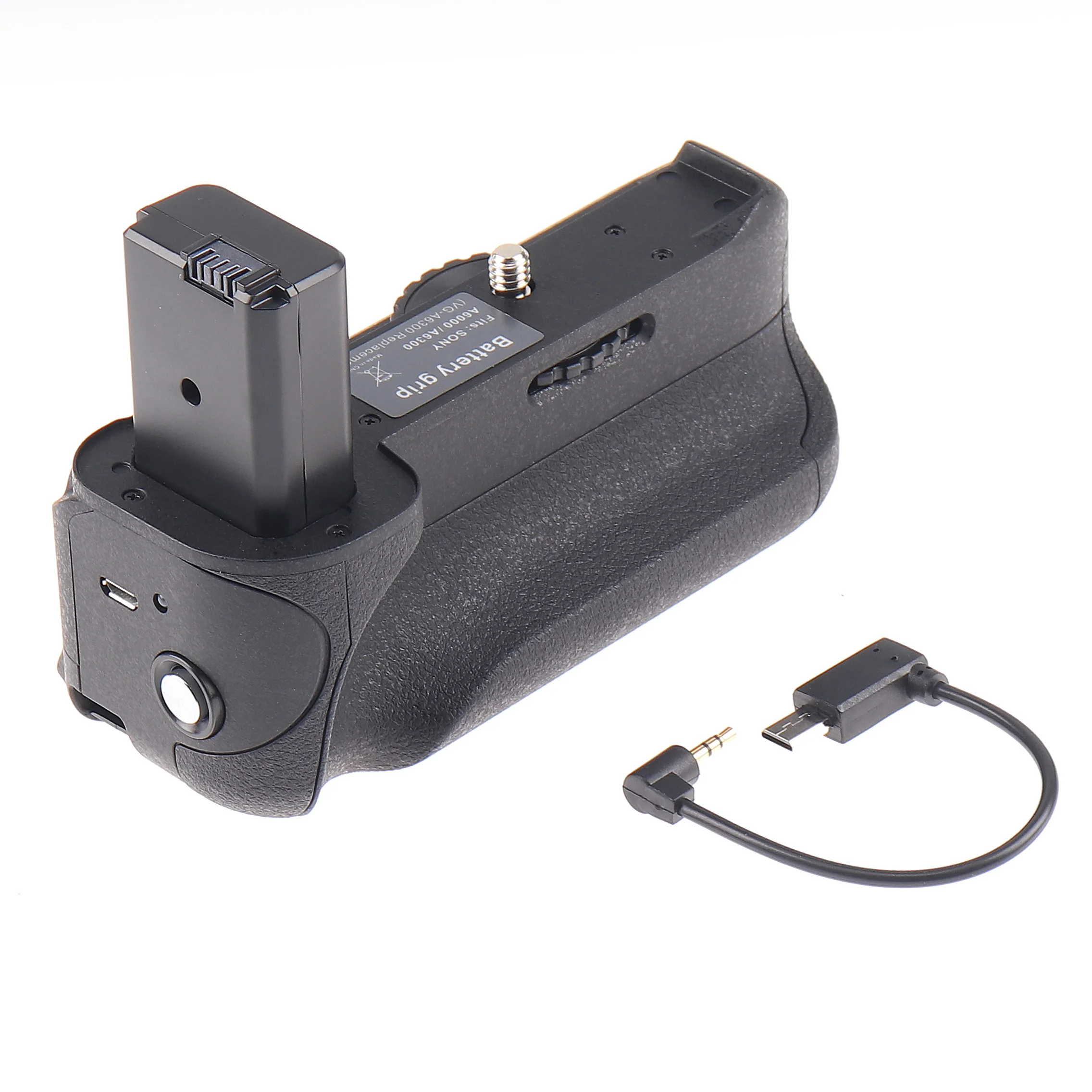 Pacchetto supporto impugnatura batteria verticale FOTGA per Sony A6000/A6300/A6400