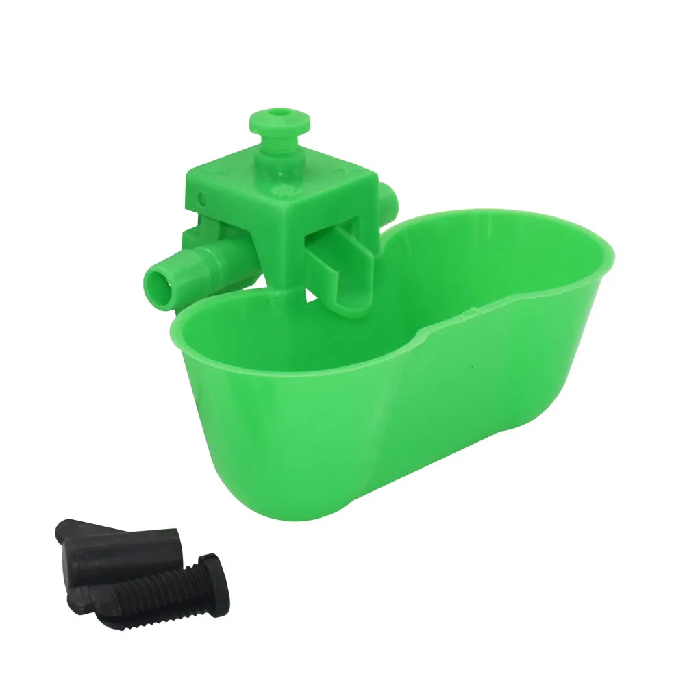 1 Pcs Water Cup Chicken Fountain Bird Poultry Watering Equipment Waterers For Chickens Breeding Quail Drinker Drinking Bowl