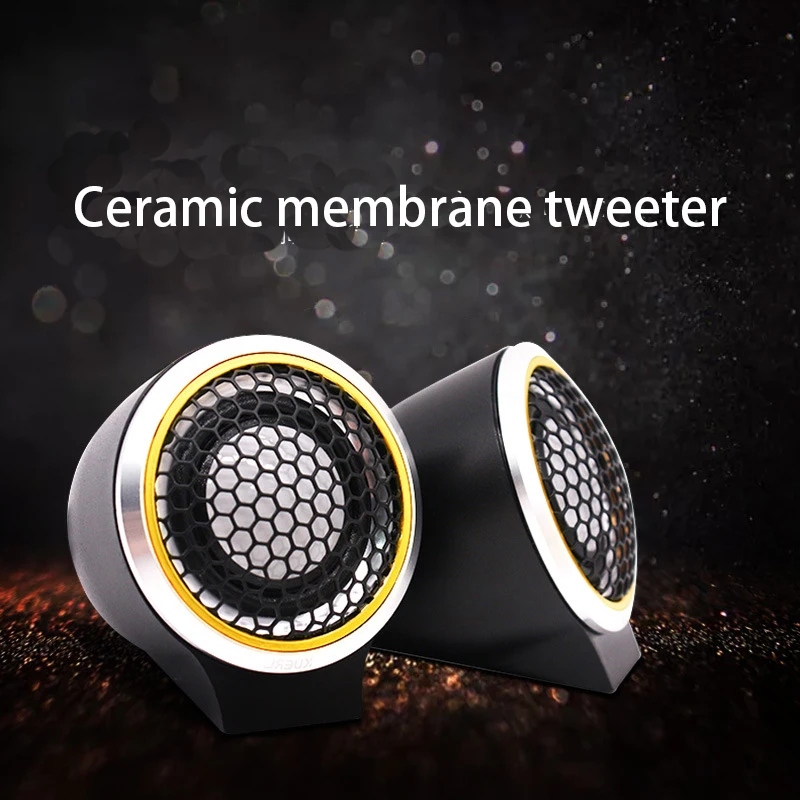 4Ohm 6W High Quality Ceramic Membrane Car Tweeter Speaker Driver Unit K-T100 Audio Modification Sound Loudspeaker