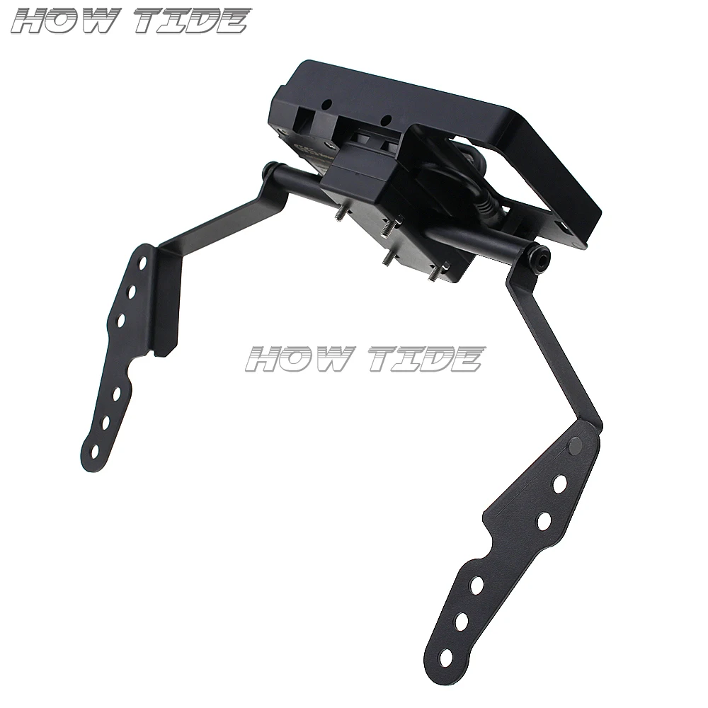 

Black Navigation Bracket Mount Smartphone GPS Holder for DL 1000 V-Strom Vstrom 1000 2017 2018 2019