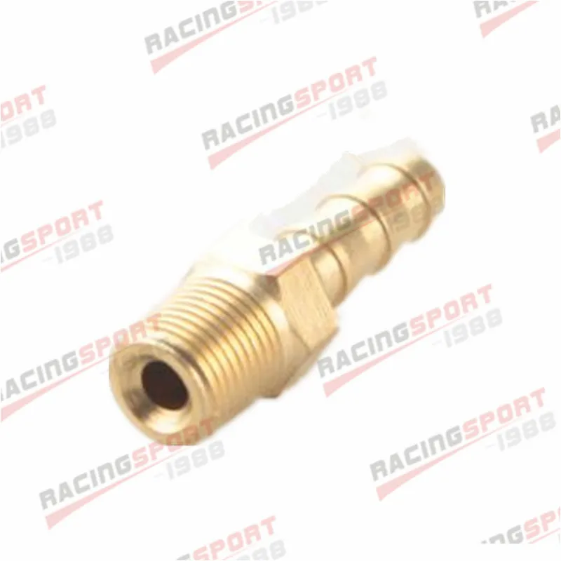 2 Stück 1/8 "Npt Rohr Außengewinde Messing Schlauch Widerhaken 6mm Widerhaken