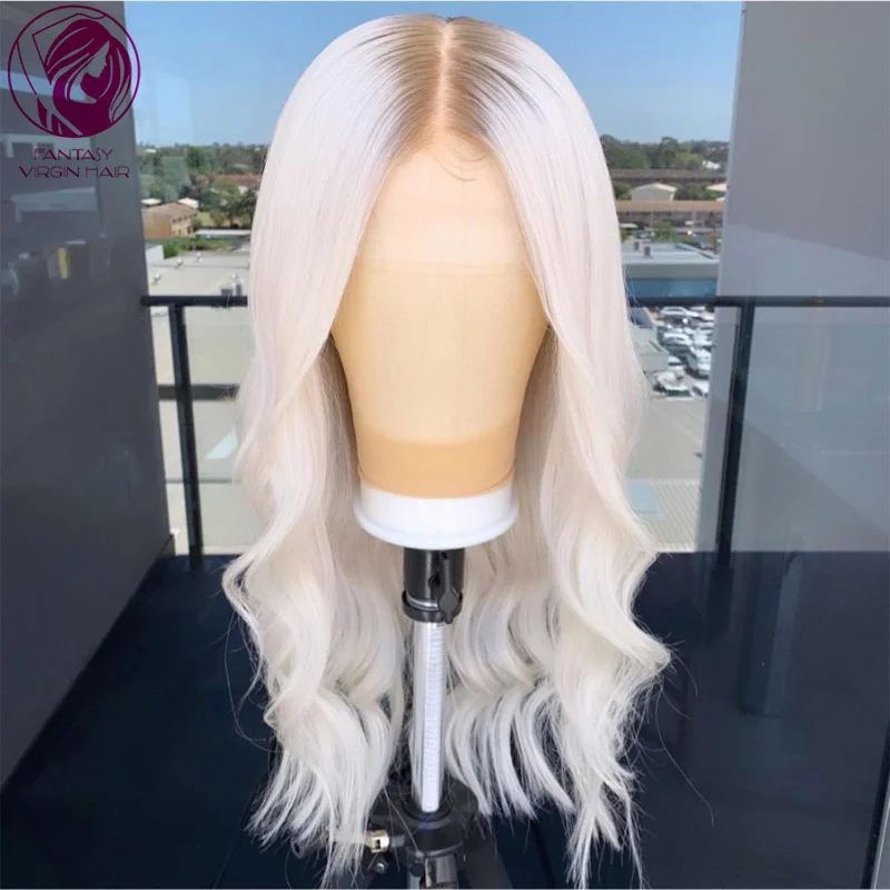 Peruca cheia do laço de cabelo humano para as mulheres osso em linha reta loira cinza destaques perucas completas longo 30 "pré arrancadas 180% cabelo remy brasileiro