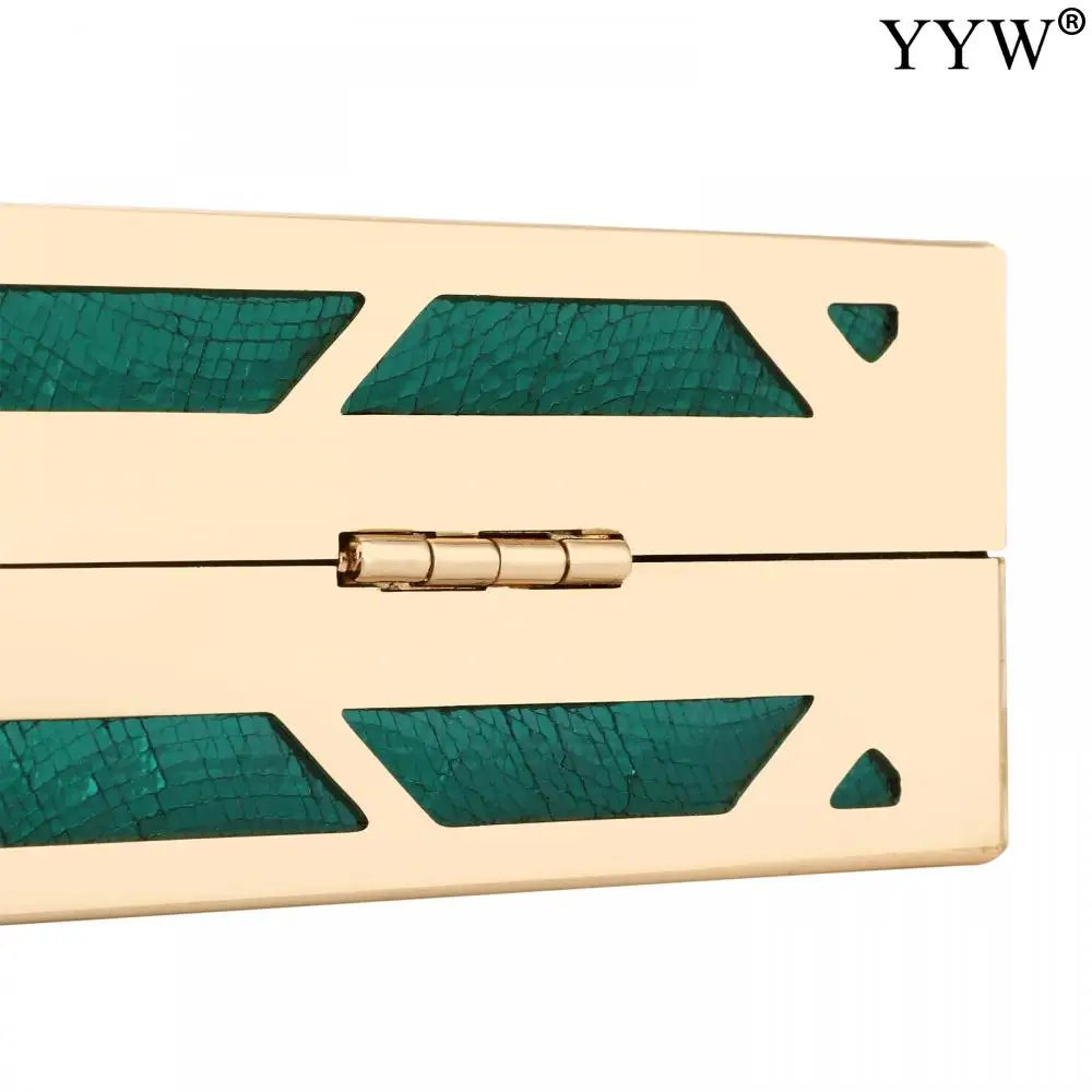 Flannelette Women Clutch Bag Evening Purse Day Clutches Elegant With Chain Rectangle Green Design For Ladies Wedding Party Purse