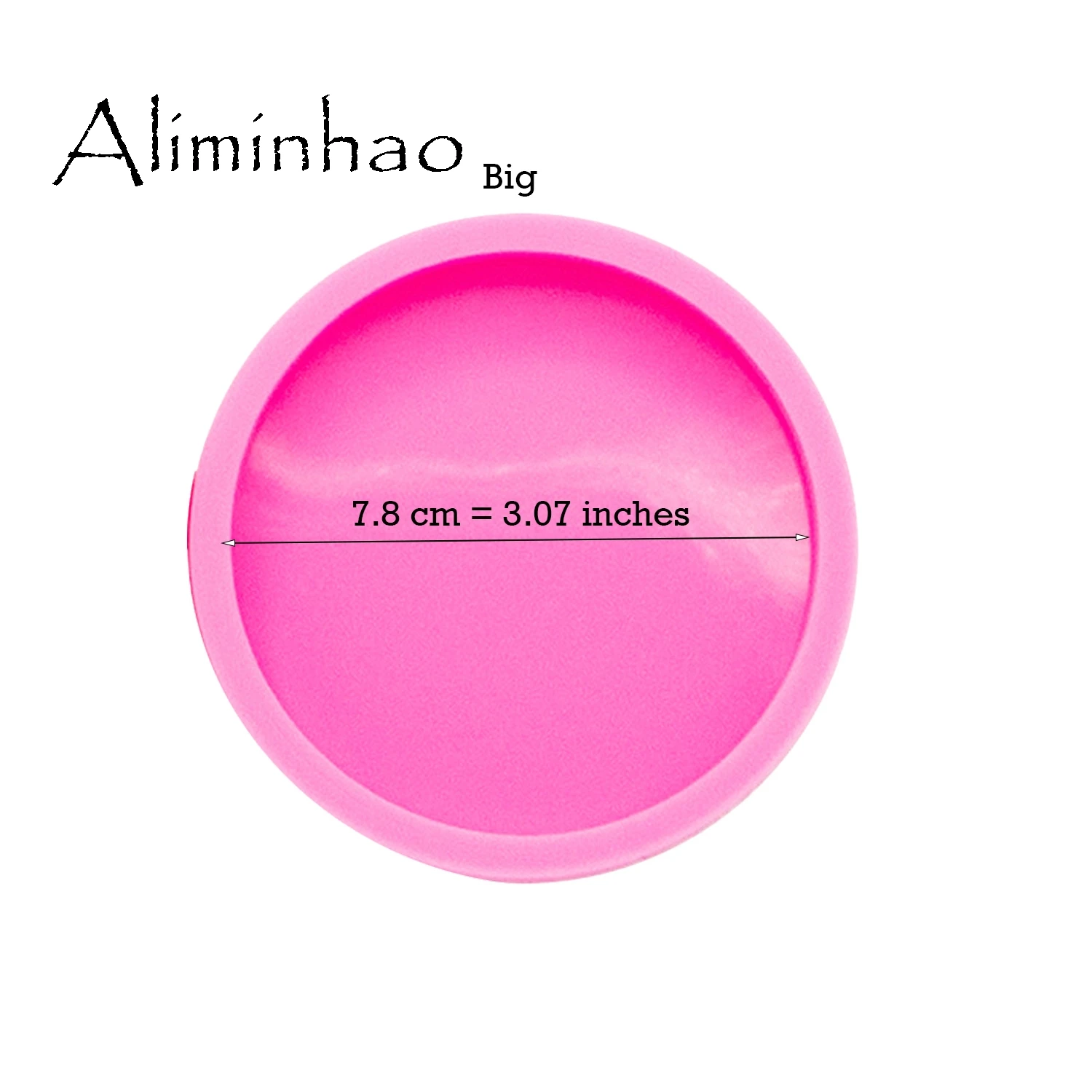 DY0270 Shiny 2.3 / 3 inches Circle mold Silicone Molds DIY round shape epoxy geode coasters Mould custom wholesale