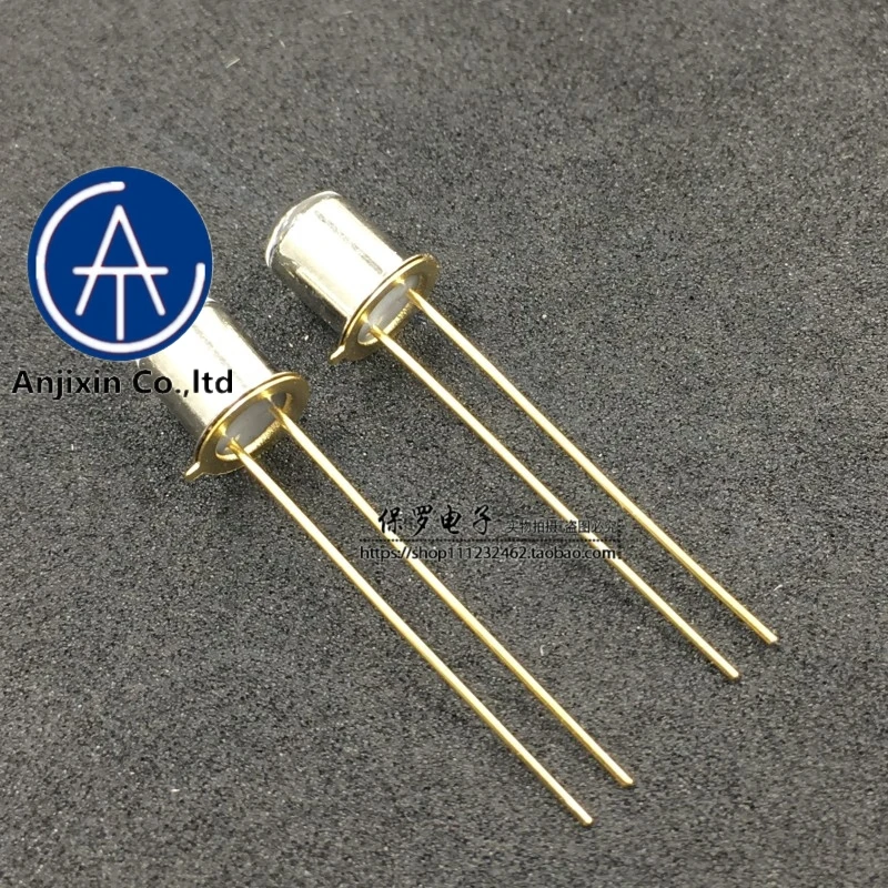 10pcs 100% orginal new 2CU2B Silicon Photodiode 5mm Wavelength 880nm Photosensitive Receiver Transistor Metal Package in stock