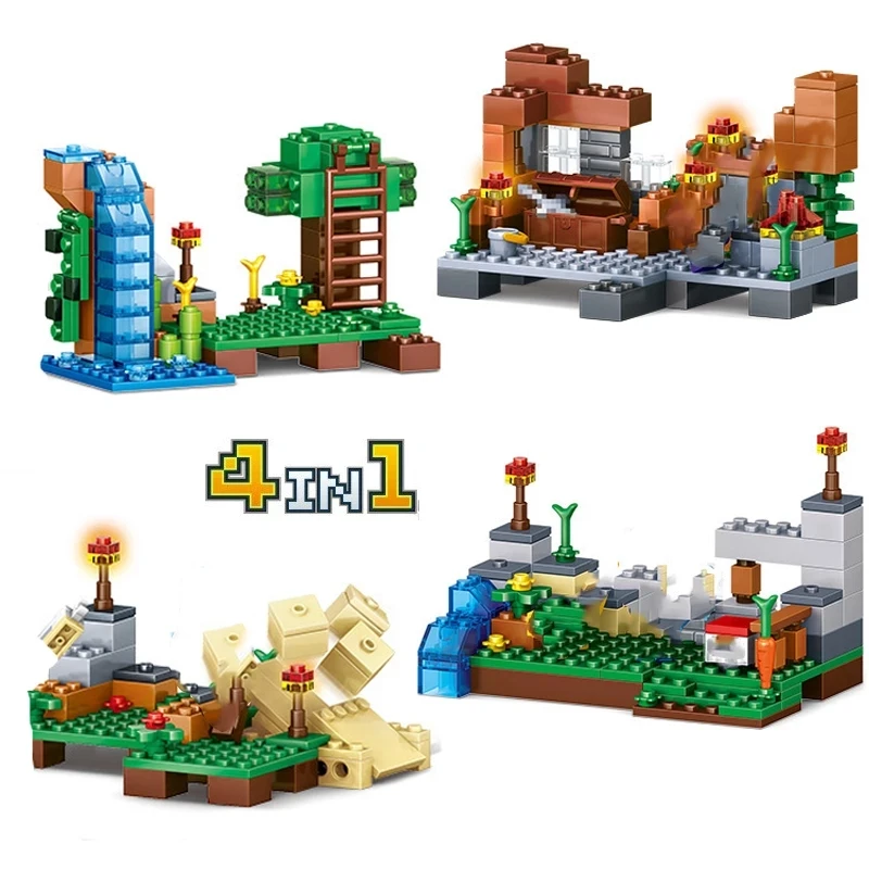 MINI TreeHouse Alex Zombie Action Building Blocks Classic Model Sets Bricks Kids Kits For Boys Toys Children