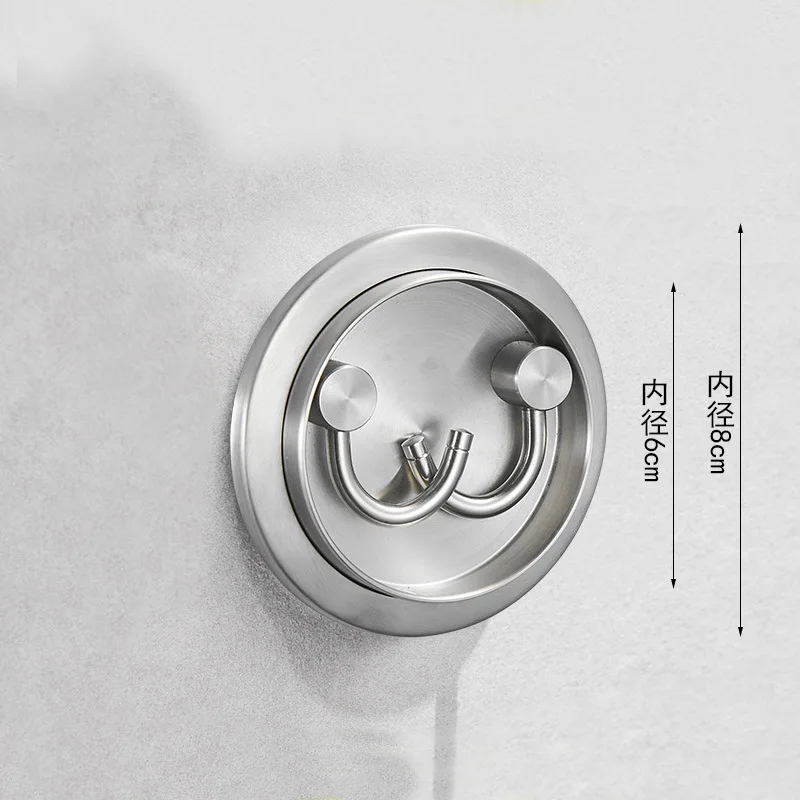 304 Stainless Steel Clothes Hook Bathroom Hardware Robe Hooks Hat Hook Door Hook Rack