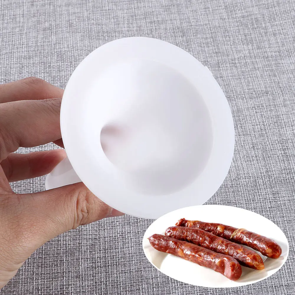 Sausage Stuffer DIY Sausage Filling Funnels Nozzle Manual Meat Sausage Hot Dog Maker Kitchen Meat Grinder Tube