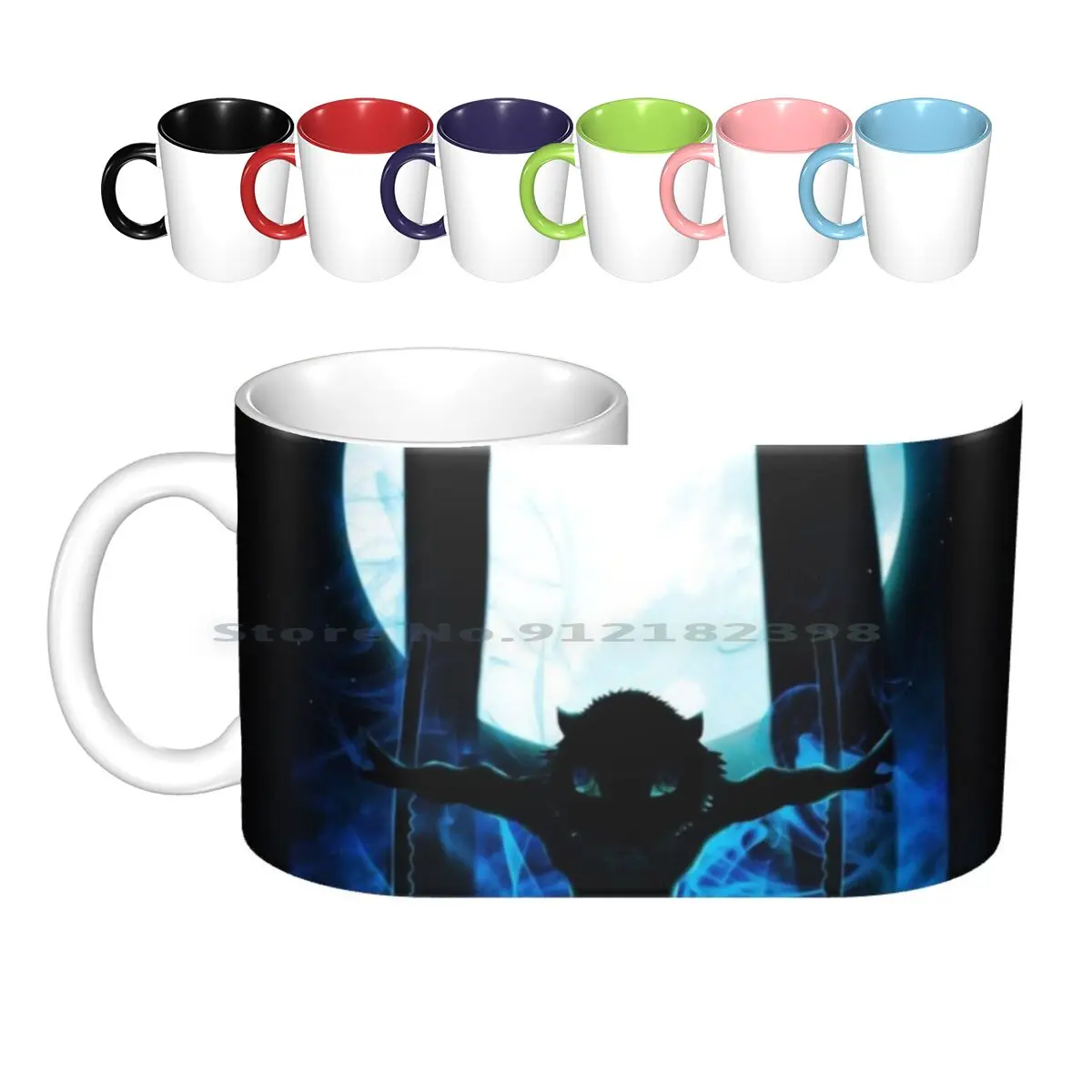 Ceramic Mugs Coffee Cups Milk Tea Mug Demon