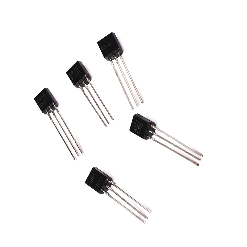 100PCS/LOT 2SA1015 2SA733 2SC945 2SC1815 2SC828A TO-92 Triode Transistor TO92 A1015 A733 C945 C1815  C828A