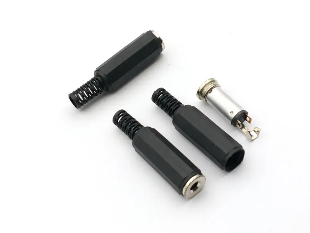 10pcs 3.5mm Female Stereo Adapter Jack Plug Audio connector Socket Connector Fit For Stereo Audio