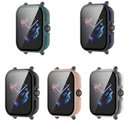 Glass+Case For Huami Amazfit GTS3 GTS 3 Watch Accessories PC all-around bumper+Screen Protector For Huami Amazfit GTS3 New