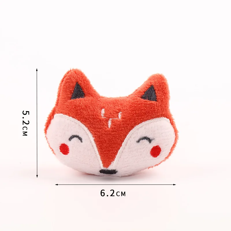 10pcs/lot DIY Handmade Cute fox  Padded Patches Appliques For Clothes Sewing Supplies DIY Hair Decoration