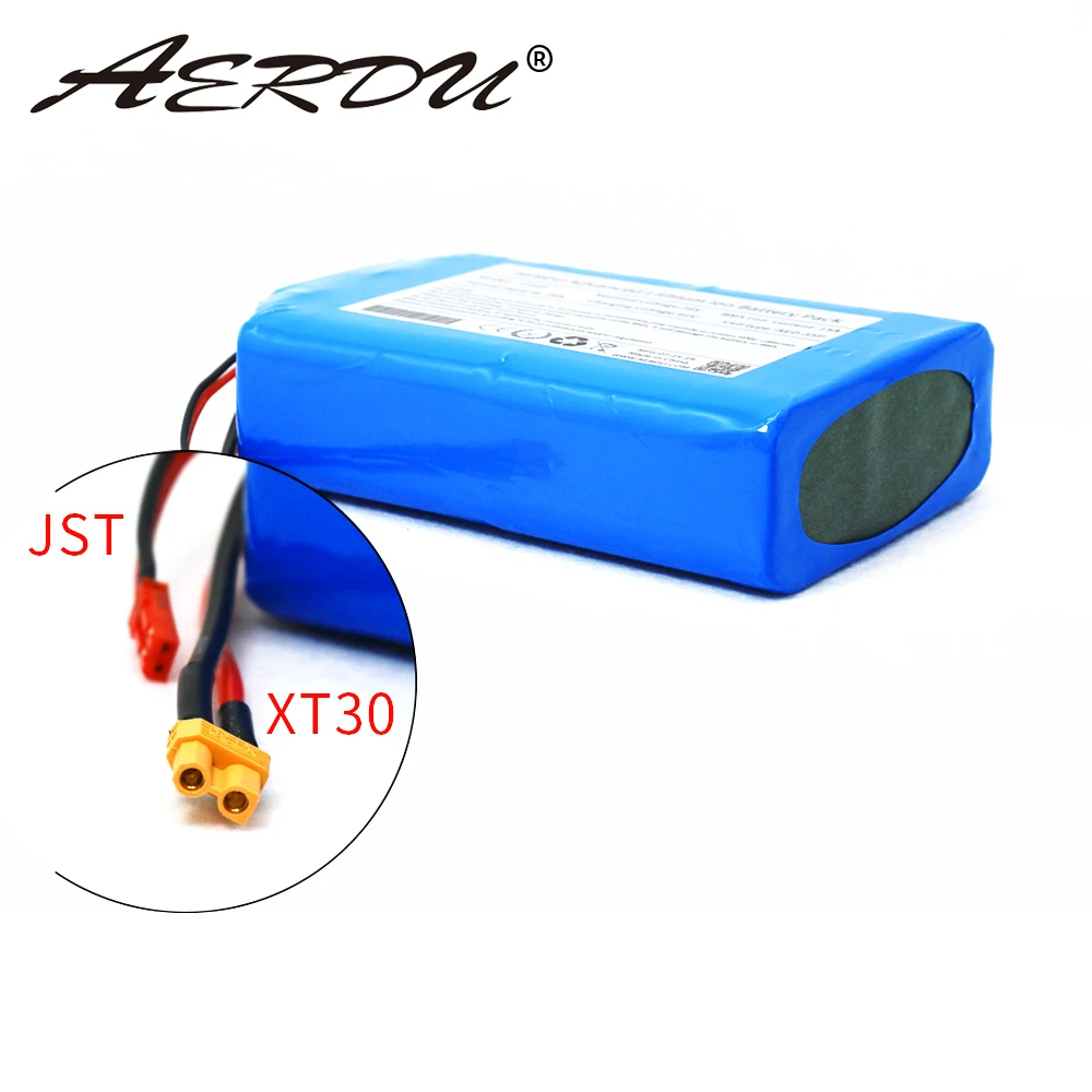 AERDU-batería de iones de litio para patinete eléctrico, paquete de 36V, 7Ah, 10S2P, 450 vatios, 18650, JST XT30, 42V, monociclo, ebike, 15A, BMS, m365 pro, rango extendido