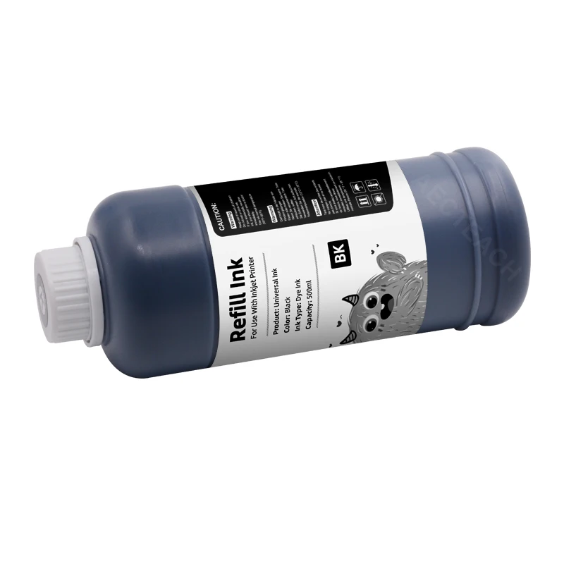 Aecteach 500ml Bottle Dye Printer Ink Refill Kits 4 Color For HP For Canon Printers For Epson For Brother Ink Cartridges
