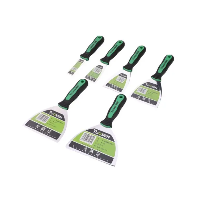 6 Pcs Putty Knives Set Scraper with Plastic Handle DIY Tool