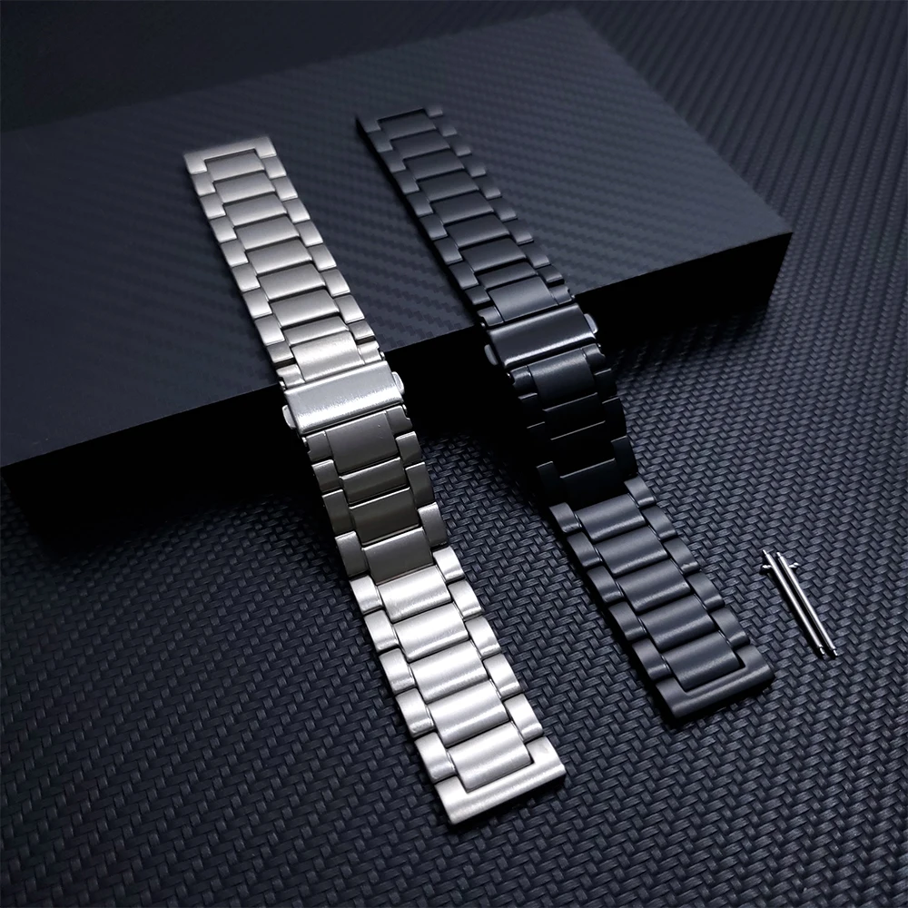 Titanium Bands Strap Wristband For POLAR VANTAGE M2 M / POLARGRITX GRIT X Watch Watchband Metal Stainless steel clasp Bracelet