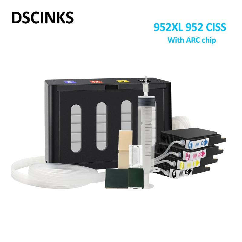 95U 952 CISS With ARC Chip HP952 For HP OfficeJet Pro 7740 8710 8715 8720 8730 8740 8210 8216 8725 Printer 952-955 Ink Cartridge