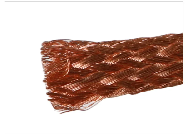 1.5-50 square Copper Braided Ground Wire Ground rod lightning rod Conductive Band Copper Strip Copper Braided Strap Copper braid