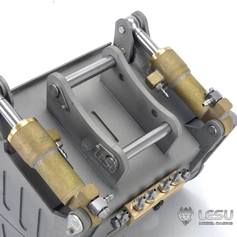 Metall-Eimer, der geöffnet und geschlossen werden kann, für LESU 1/14 RC Hydraulikbagger Ac360 Et30H Et26L Ferngesteuerte Spielzeuge – Detail 3