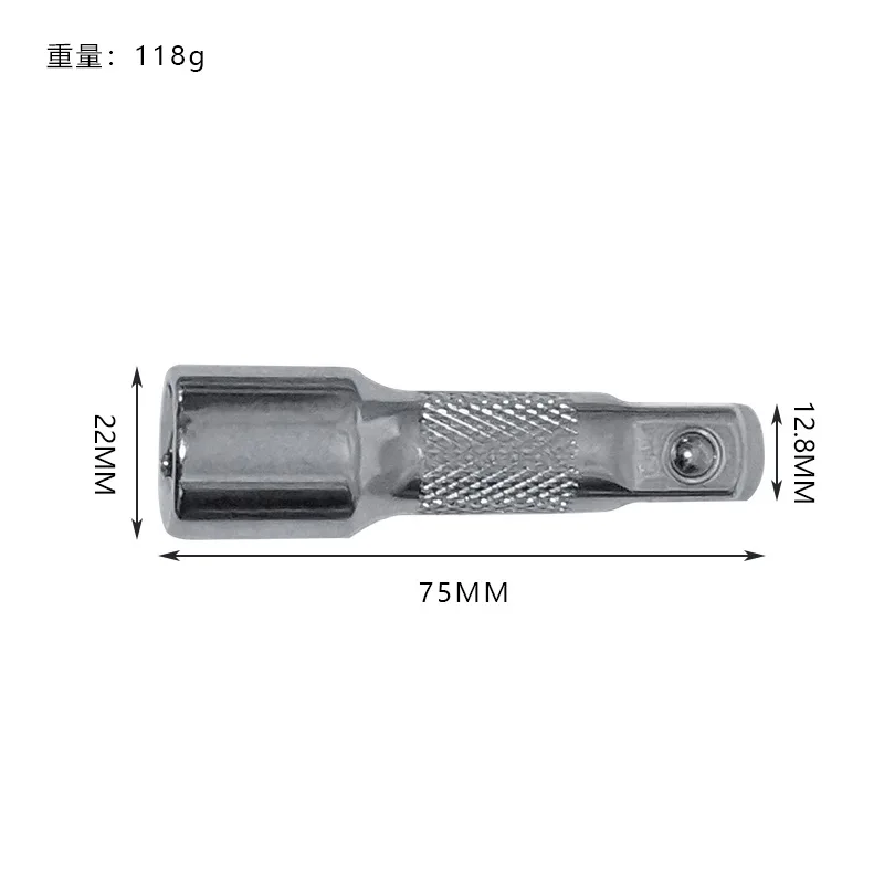 Socket ratchet wrench extension bar 1/4\